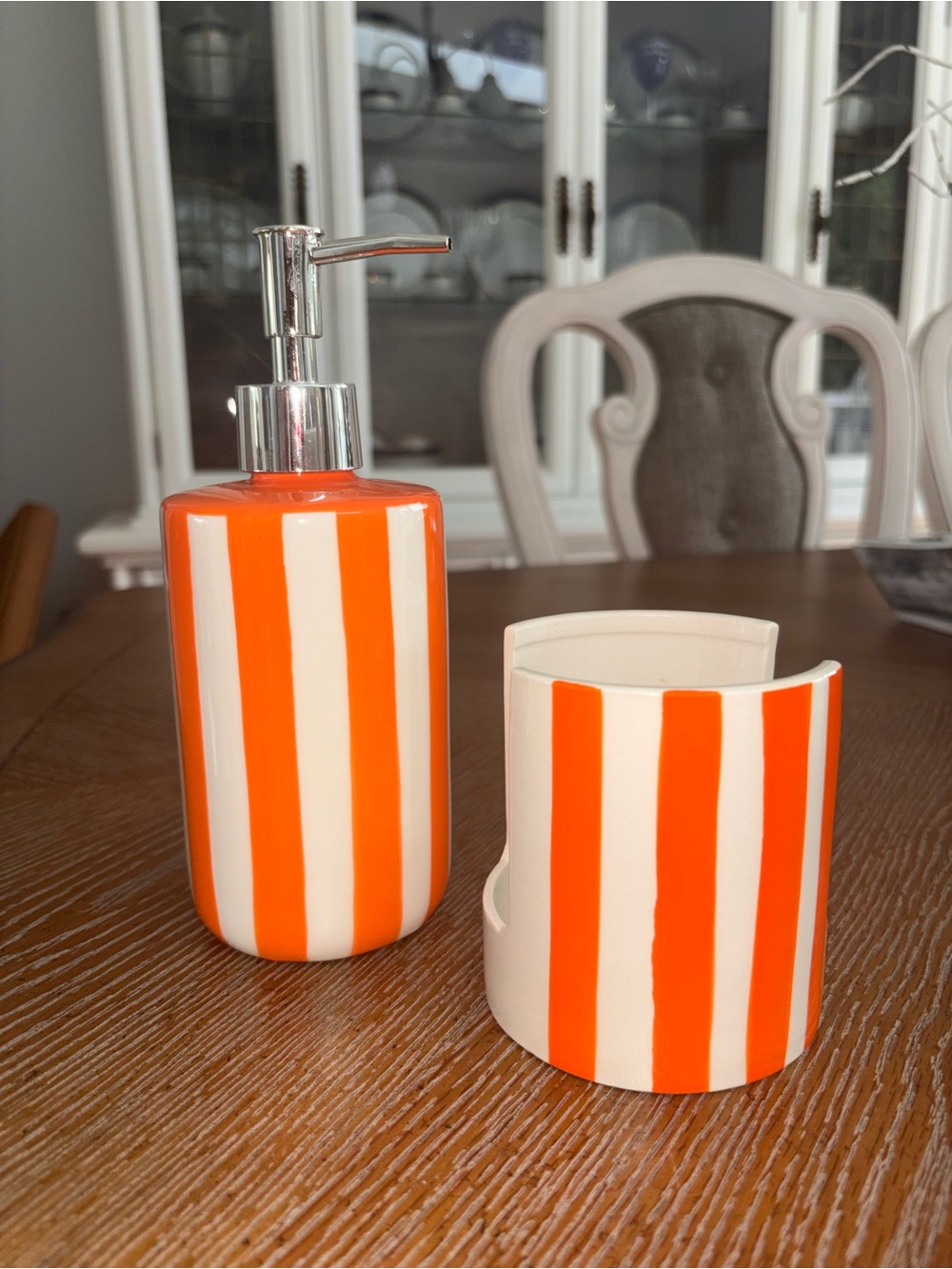 Ashland Citrus Kitchen soap dispenser and sponge holder